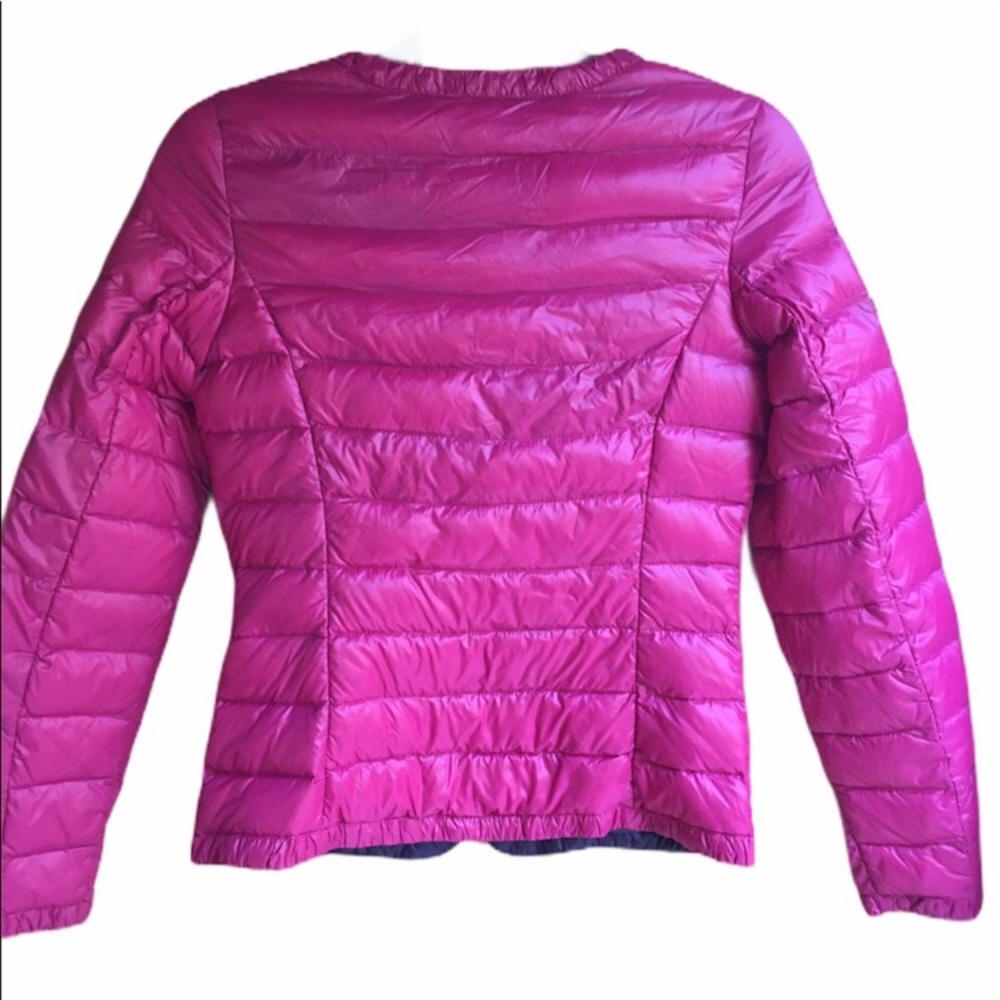 Benetton fuchsia lightweight down jacket - Picture 2 of 5